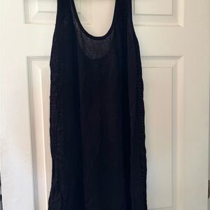 H&M Black Mesh Beach Cover Up